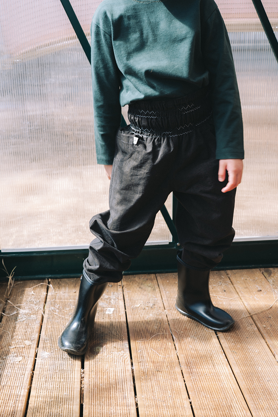 (9/1 출시예정) Gardening Pants Kids :Pink
