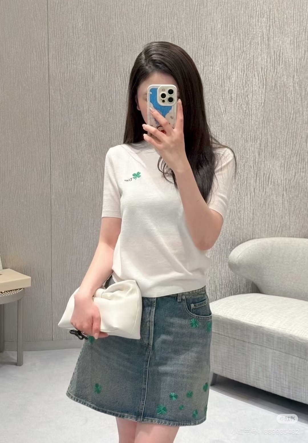 디올 반팔 니트