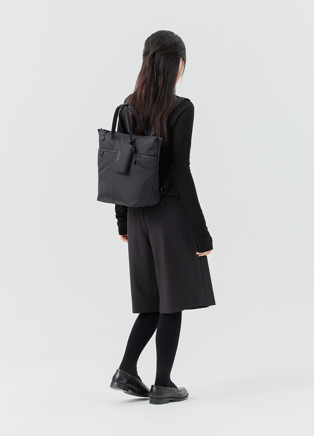 bor 쏙쏙 담아 투웨이 백팩 백팩 착용 모습, 일상과 여행에 사용하는 데일리 백팩