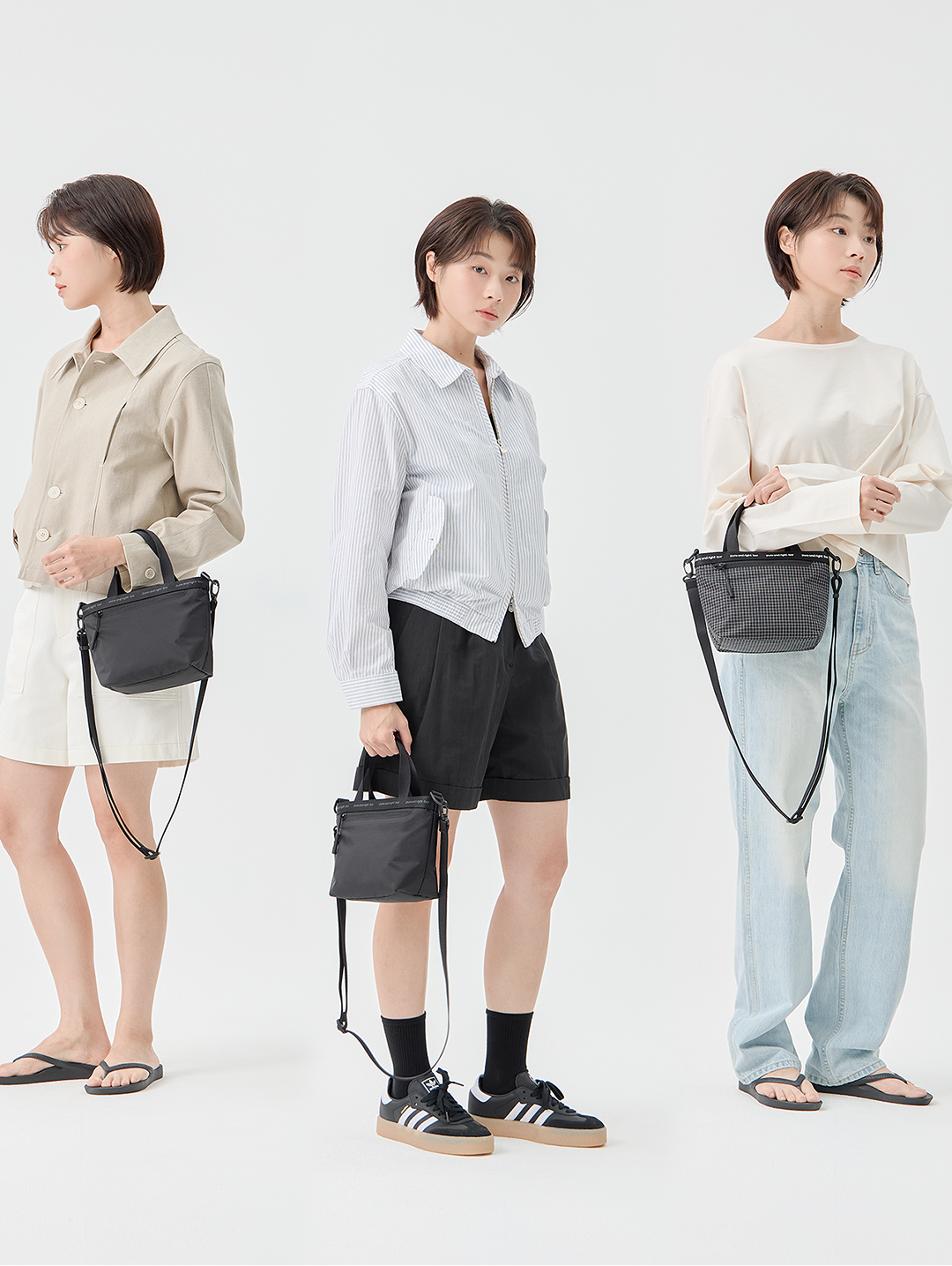크로스 또는 토트로 가능한 투웨이백.