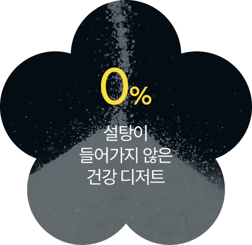 0% 설탕이 들어가지 않은 건강 디저트
