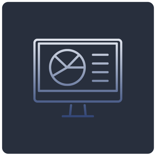 빅데이터 스마트 관리 관련 아이콘