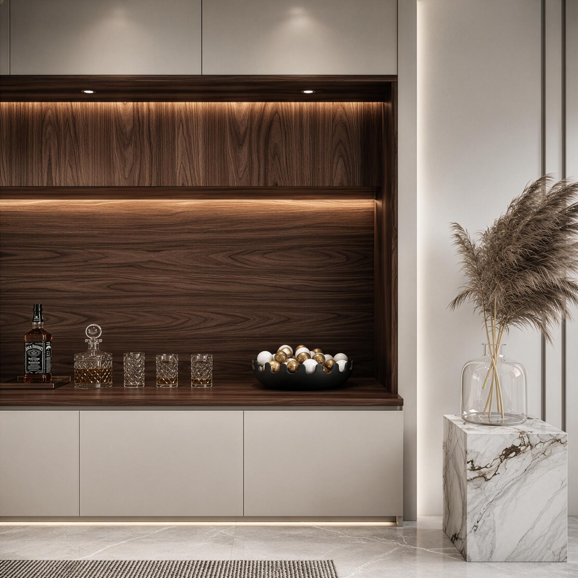BM 1051 Ancona Walnut application