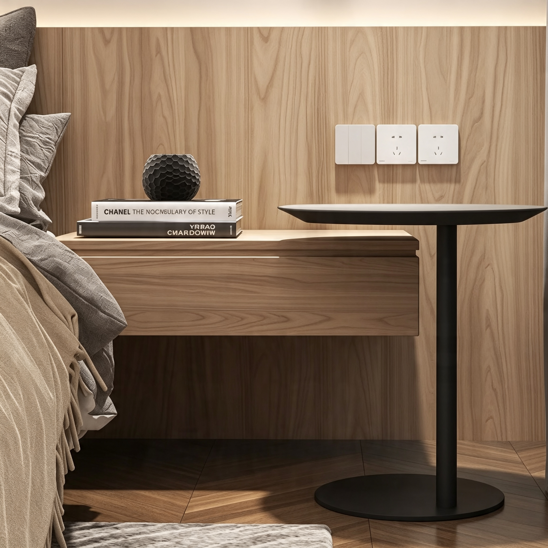 BM 1053 Ancona Walnut application