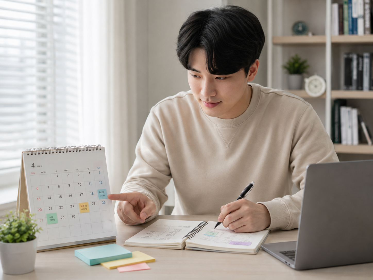 시험 일정 확인