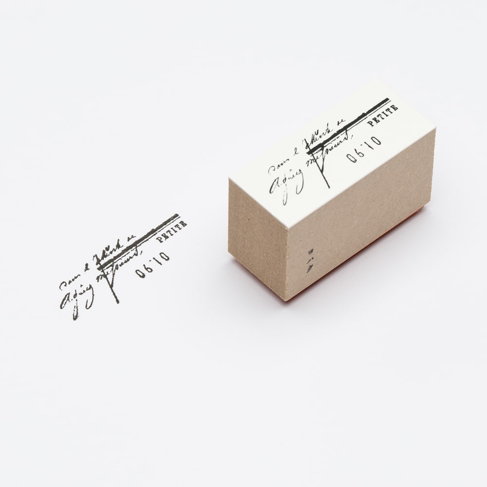 요하쿠 우드스탬프 s-070 뉴스 찍었을 때 크기