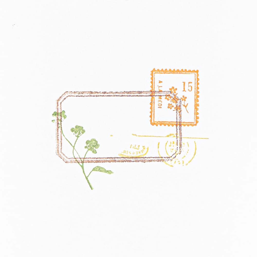 요하쿠 스탬프 우드 s-063 프레이즈로 완성한 스탬프아트