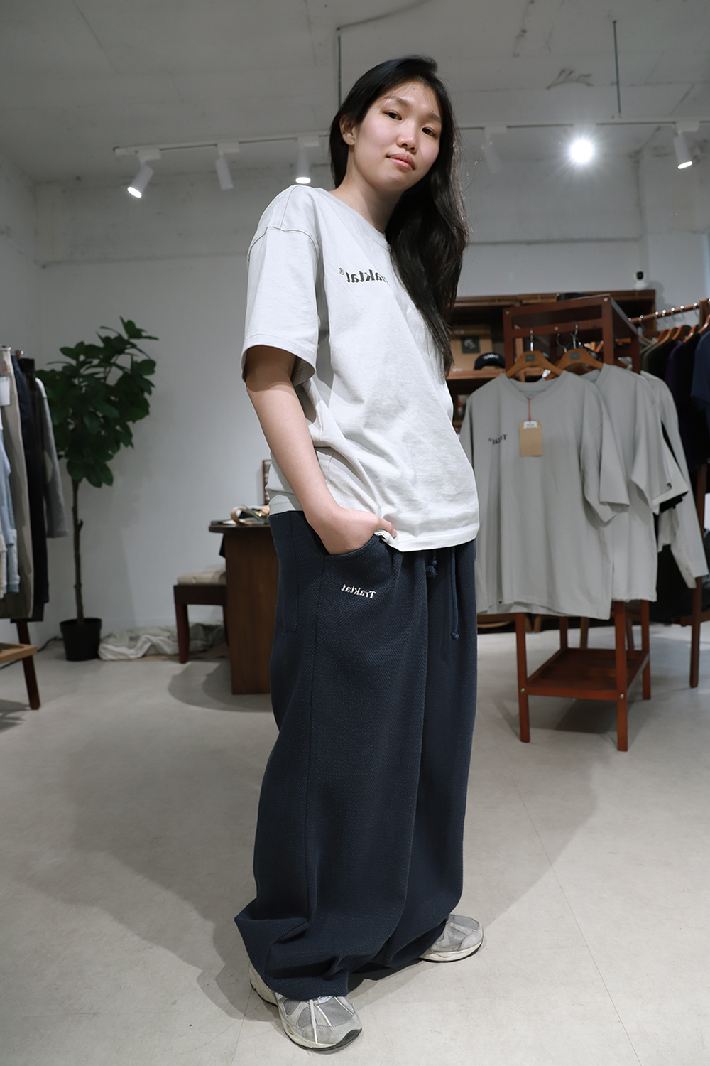 Traktat Logo T-shirt Gray