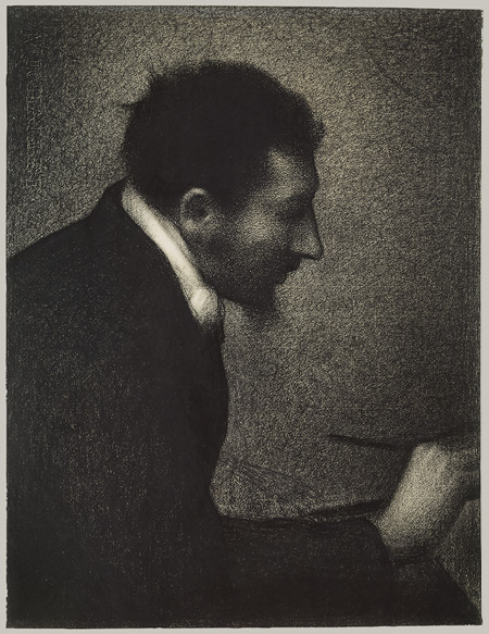 Georges Seurat, Portrait of Edmond Aman-Jean