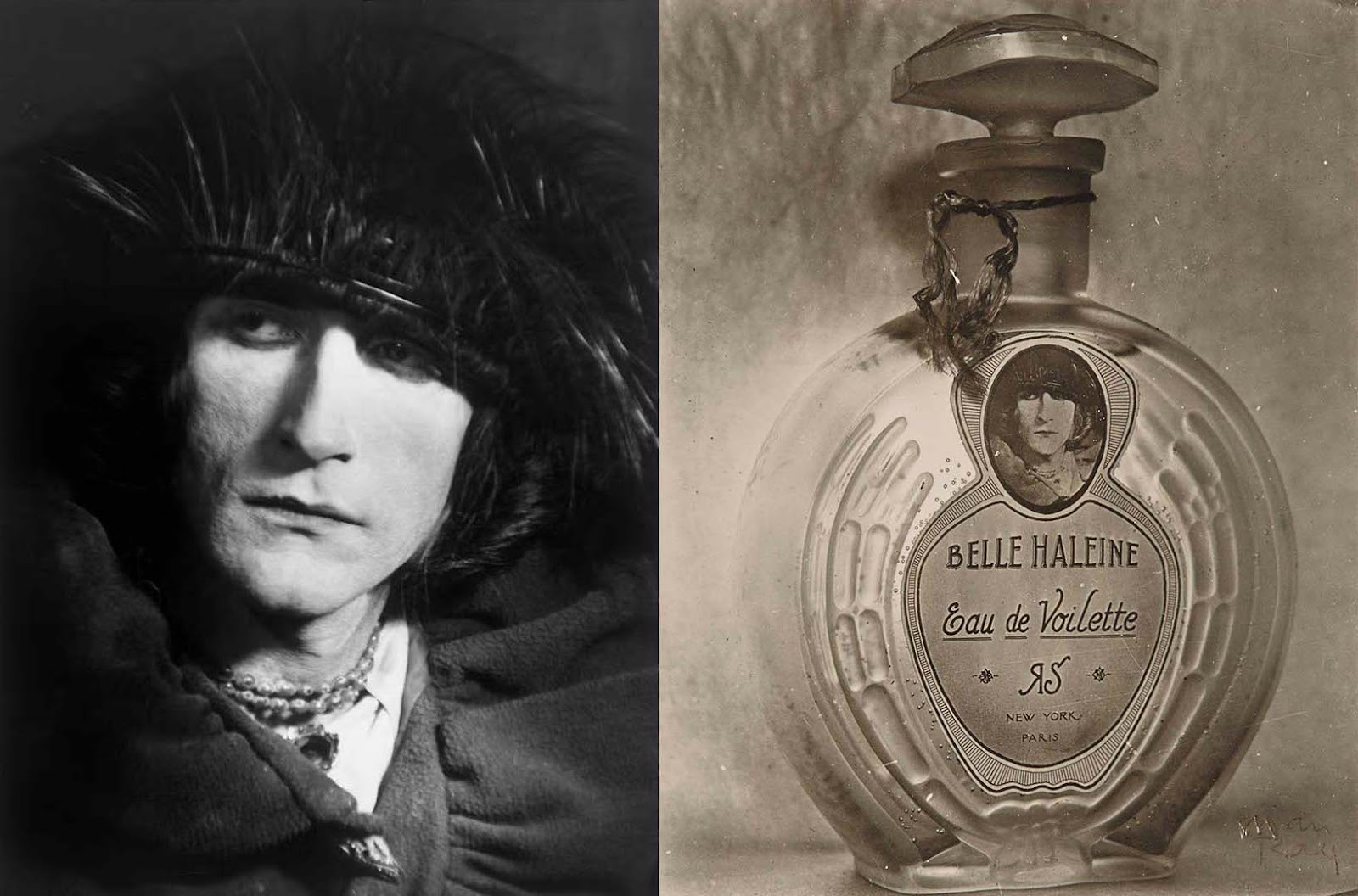 로즈 셀라비로 분한 마르셀 뒤샹, 벨 알렌 작품