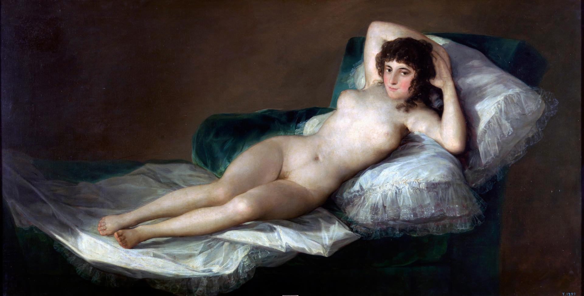 Francisco Goya, <The Naked Maja>,
