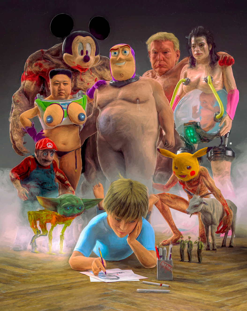 비플의 Everydays 프로젝트 중 하나의 작품