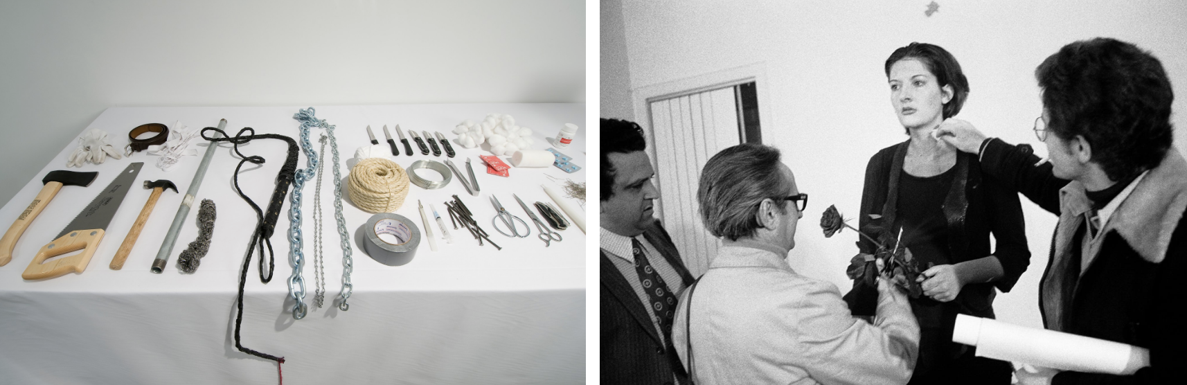 rhythm 0 (1974) © marina abramović archive