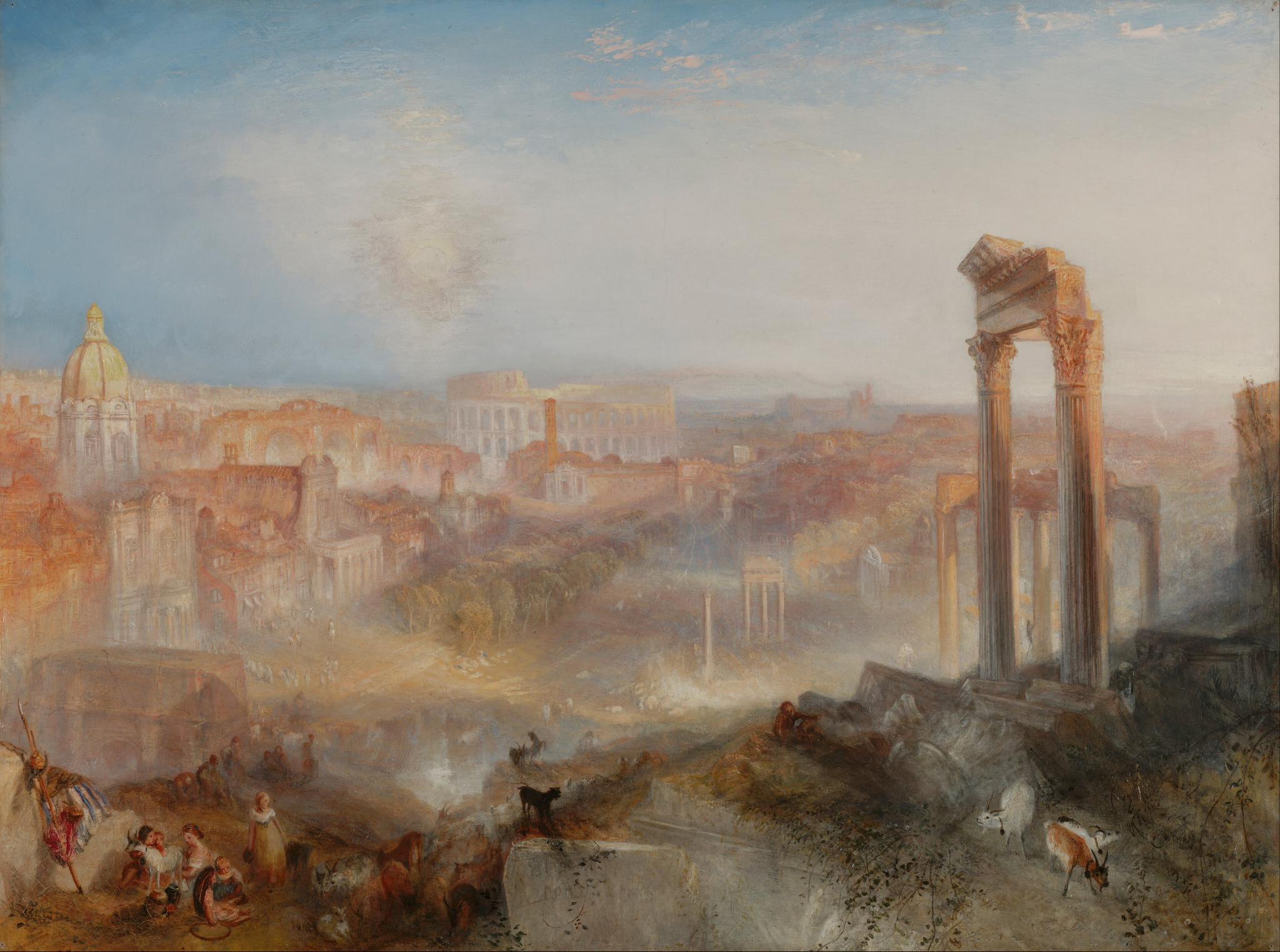 J. M. W. Turner, Modern Rome – Campo Vaccino, 1839, Getty Center 소장