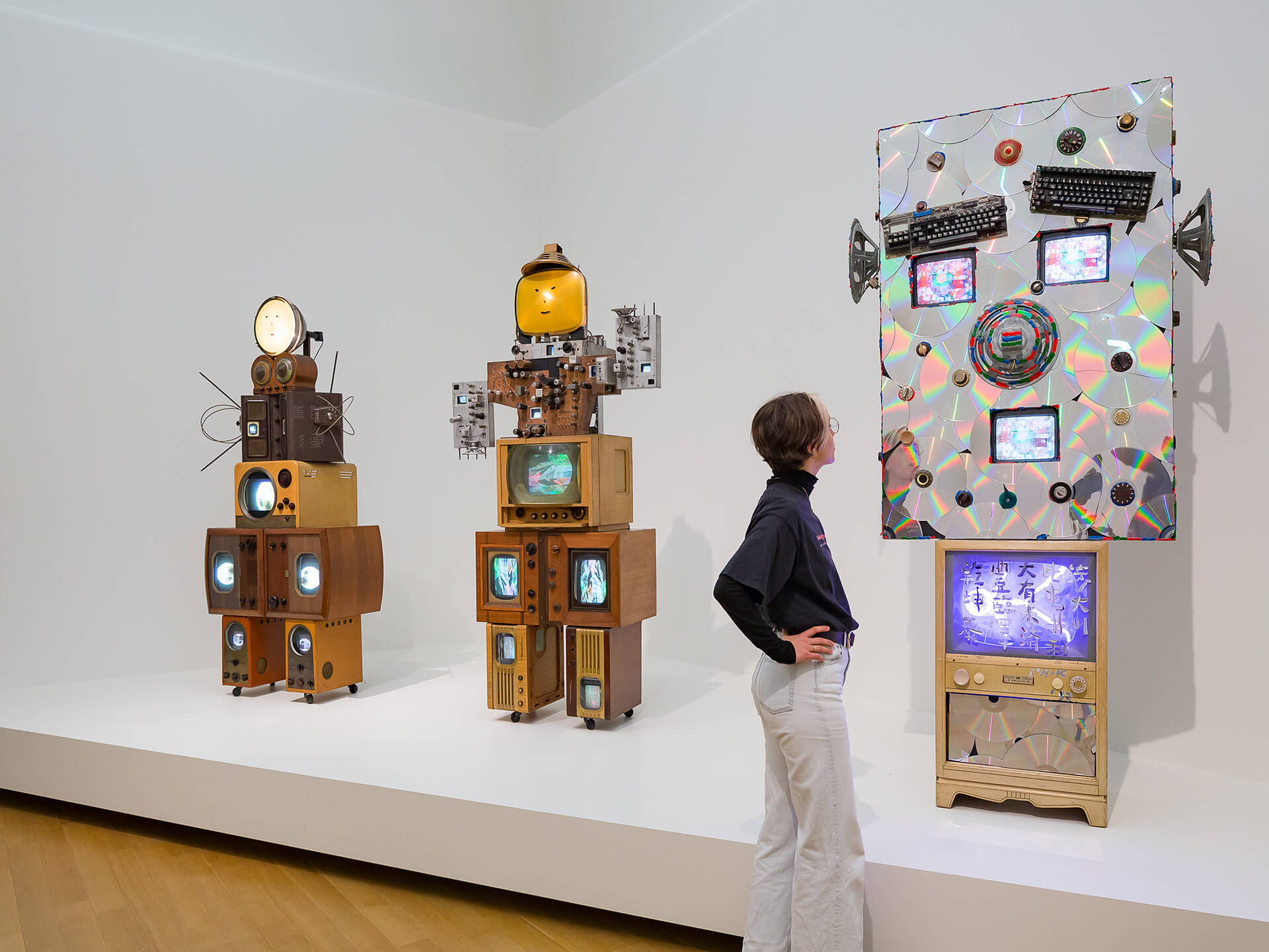 백남준 작품 전시 전경