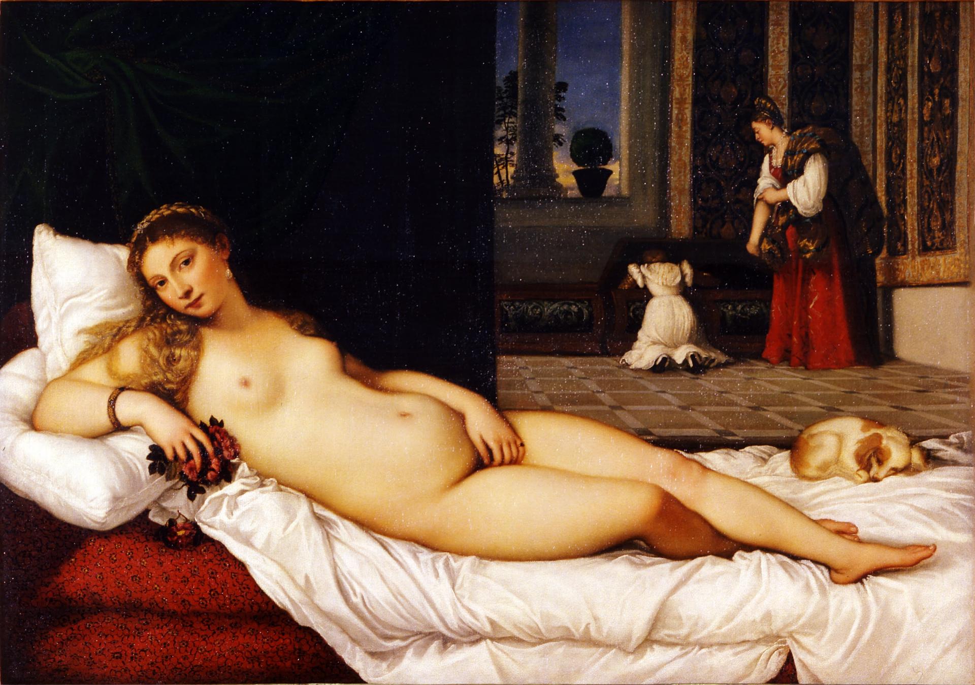 Tiziano, <Venere di Urbino>