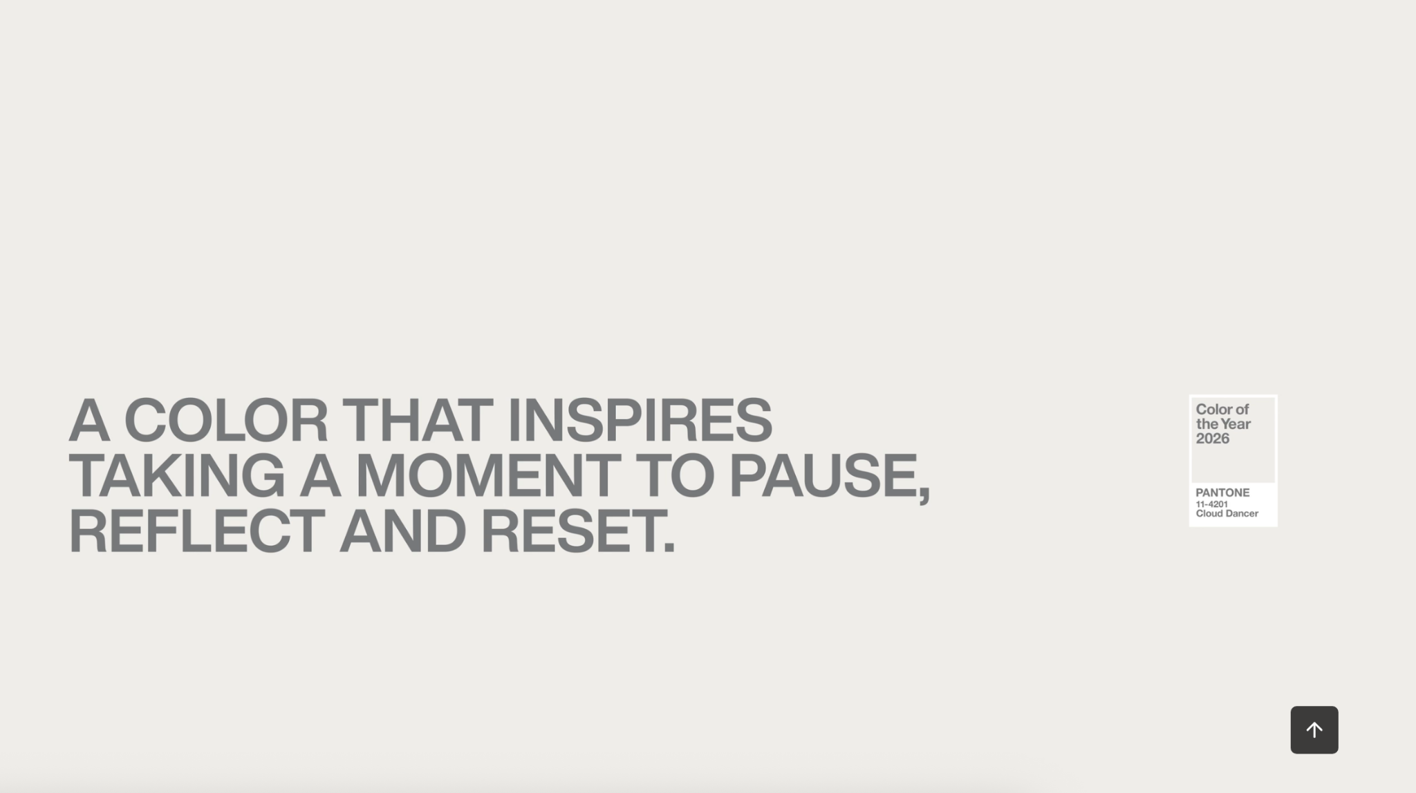 팬톤 2026 올해의 컬러 클라우드 댄서