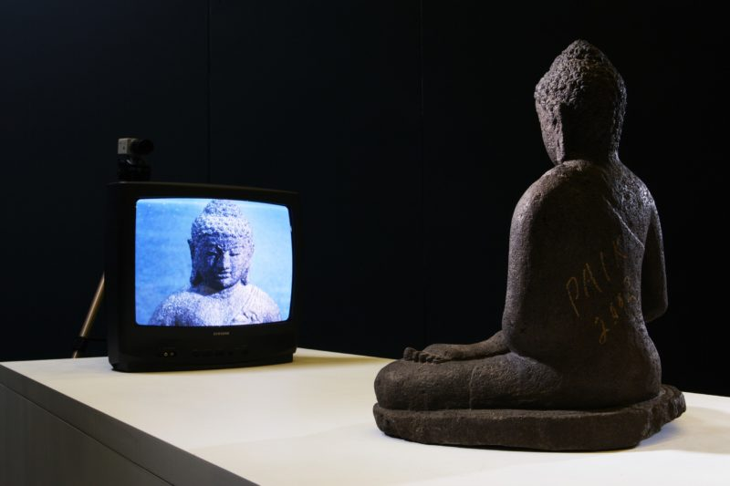 Nam June Paik, TV Buddha (1974/2002) collection of the Nam June Paik Art Center
