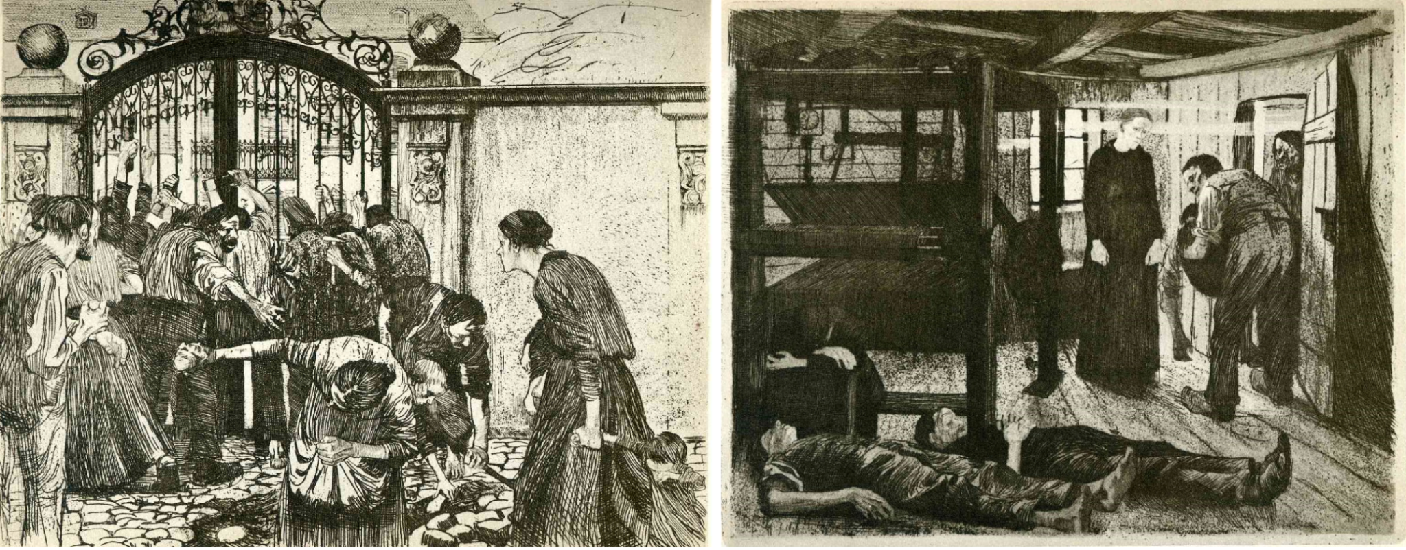 케테 콜비츠의 직조공 연작, 1893–1897