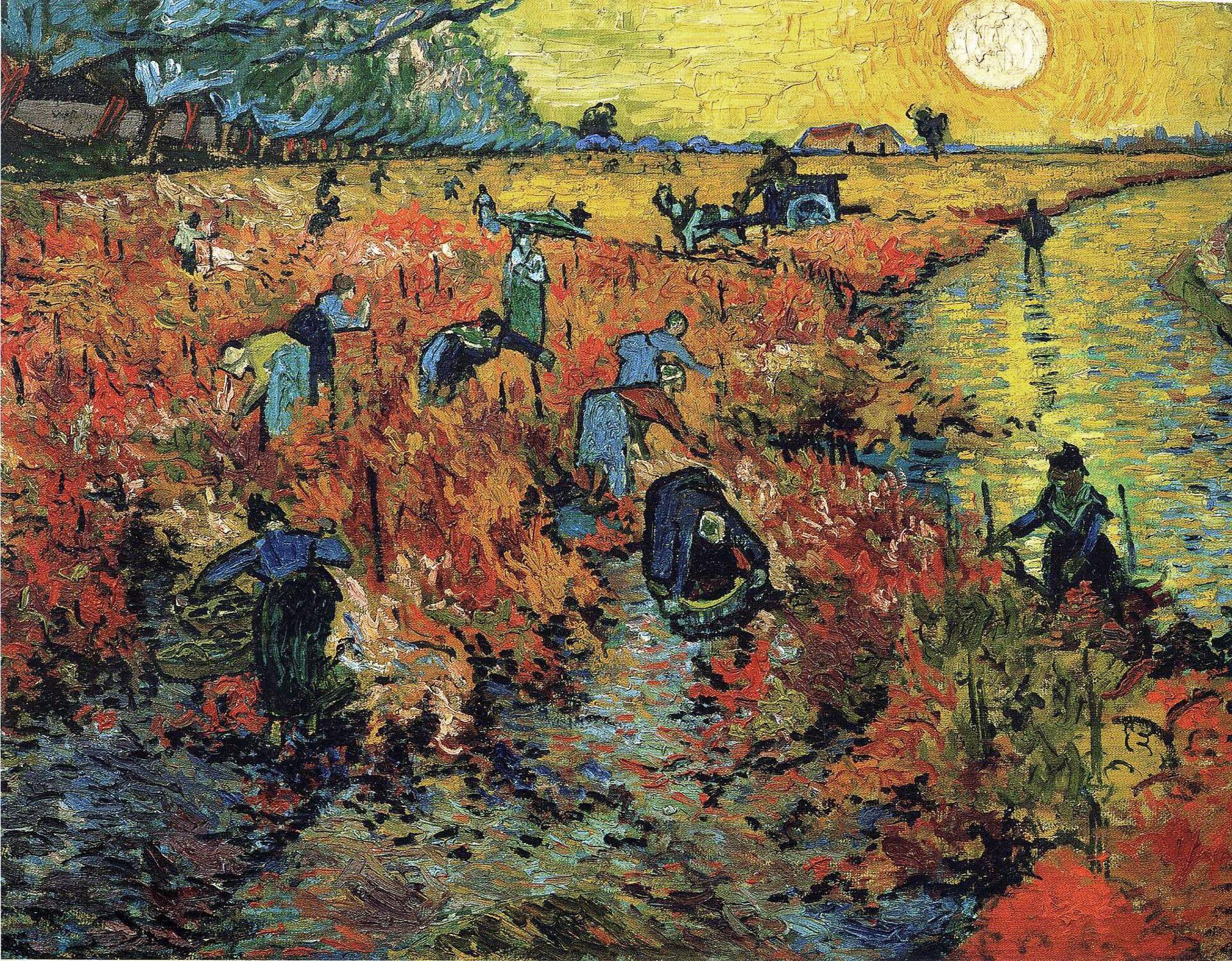 Vincent van Gogh, The Red Vineyard, 1888, Pushkin Museum of Fine Arts 소장