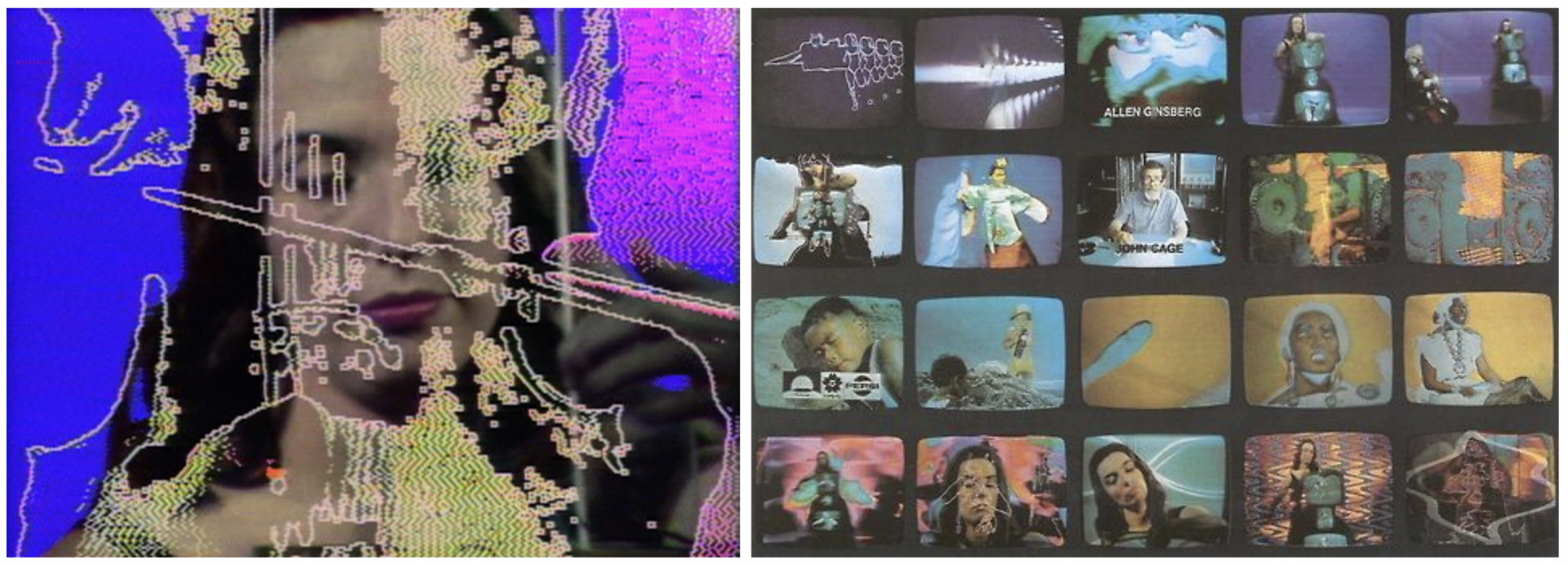 백남준의 비디오 아트 작품들