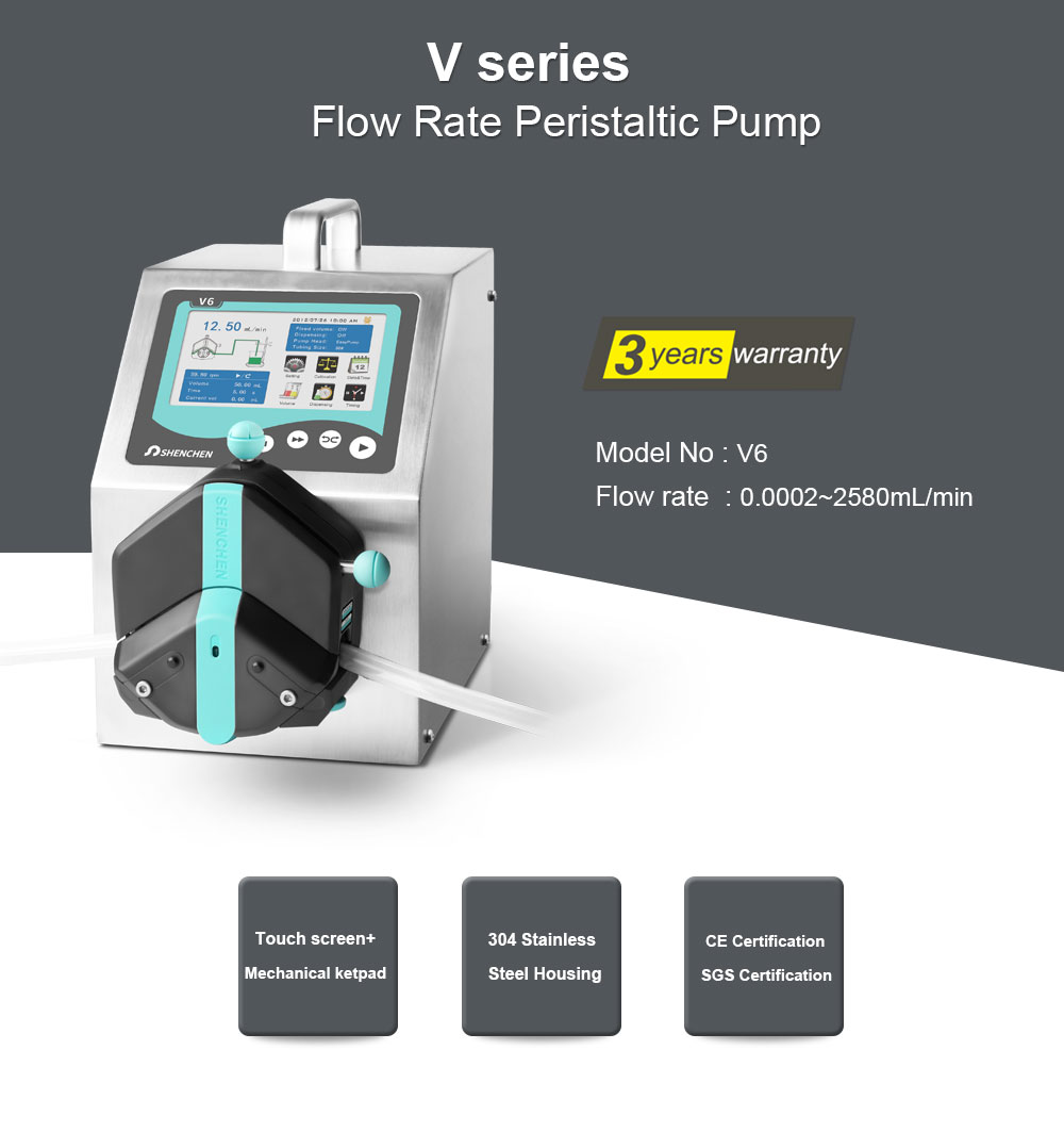 Innofluid V Flow Rates Peristaltic Pump Intelligent Type