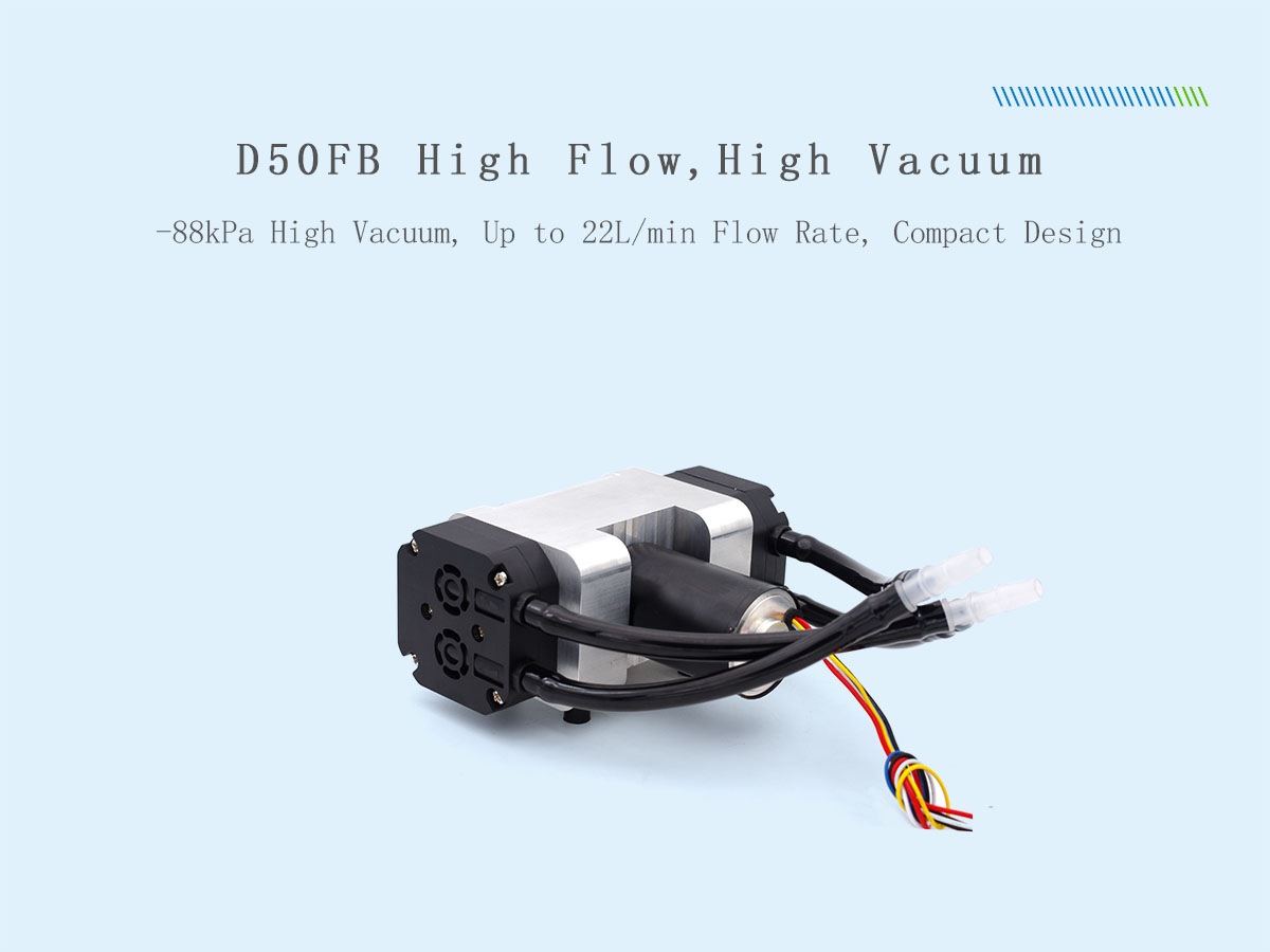 [Hilintec]D50 High Vacuum High Flow Dual head Diaphragm Pump