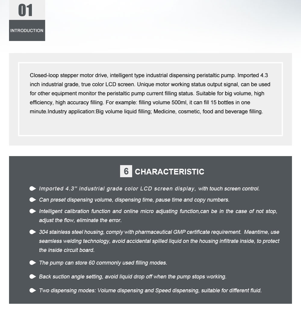 [INNOFLUID] F6-6L - Dispensing Peristaltic Pump : 비코사이언스