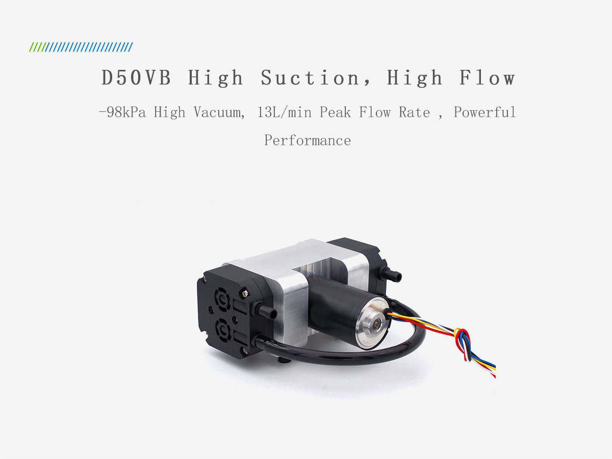 [Hilintec]D50 High Vacuum High Flow Dual head Diaphragm Pump