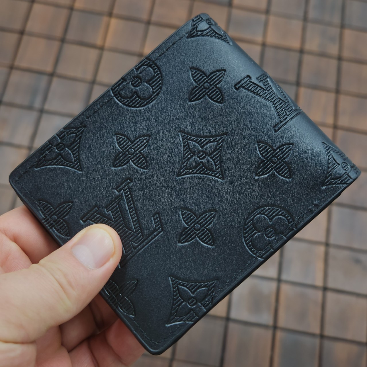 Louis Vuitton Multiple Wallet Monogram Shadow Black