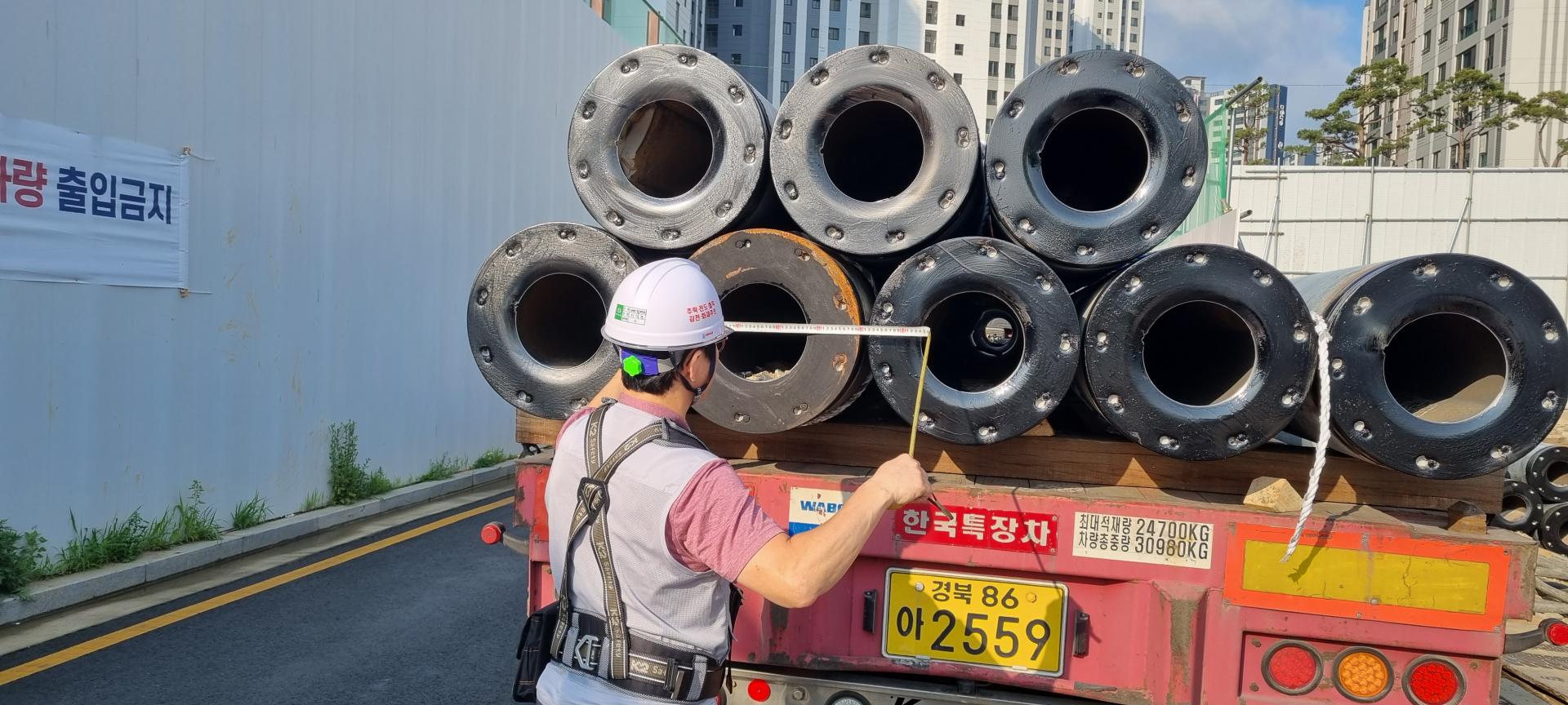 [2023년 6월 6일] 아침조회, 신규채용자교육, phc파일반입/검수, 항타기장비조립 : NCMN 비전센터