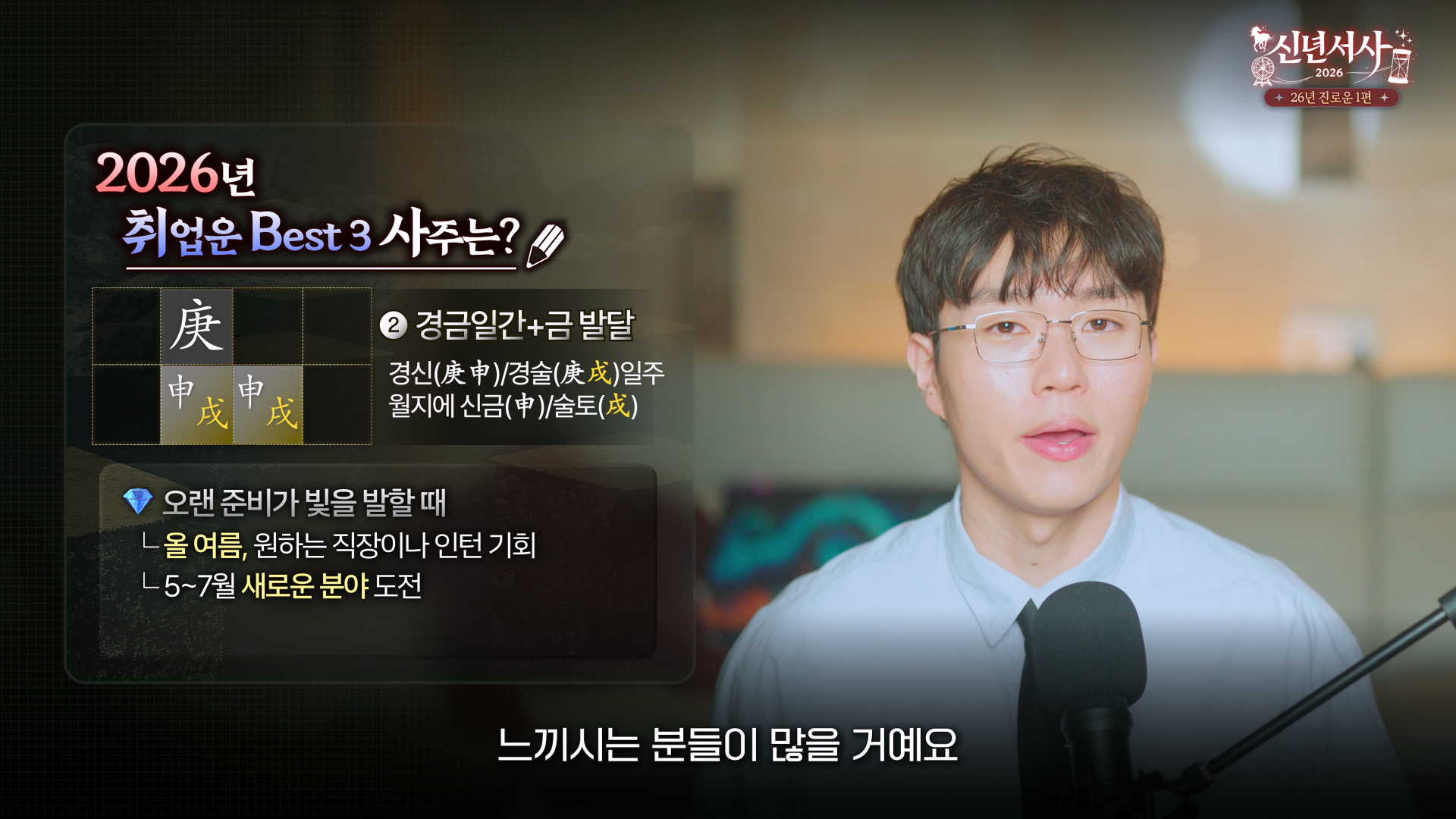 2026 취업운 2위 경금일간 경신일주 경술일주 사주