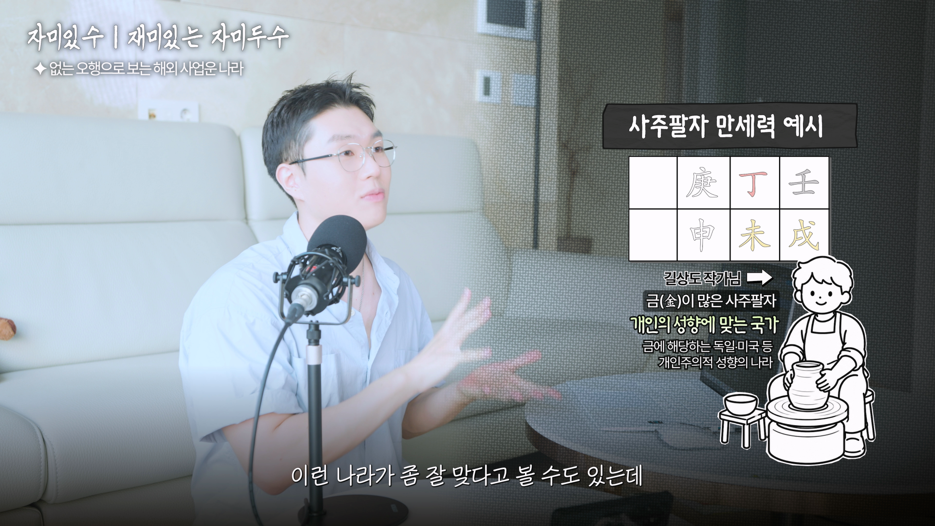 해외 사업운 사주 없는 오행 나라 찾기