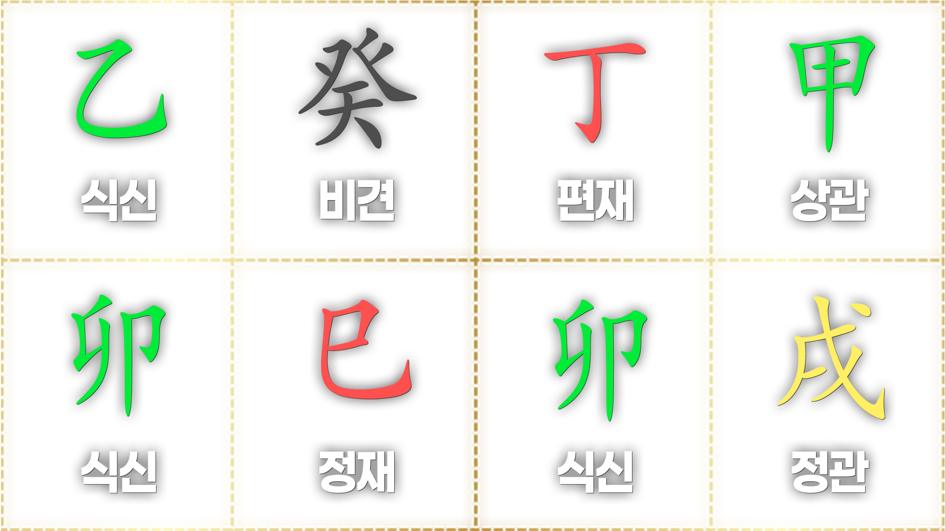 금이 없는 사주