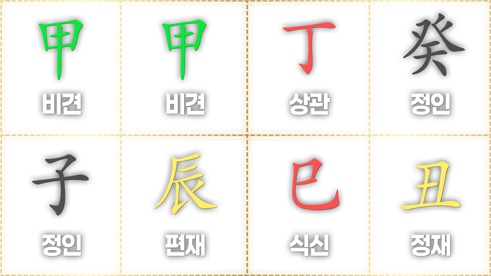 금이 없는 사주