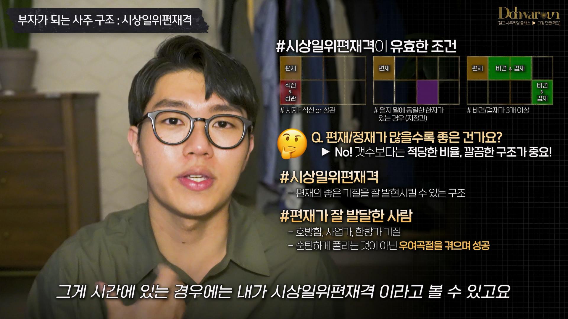 시상일위편재격 조건