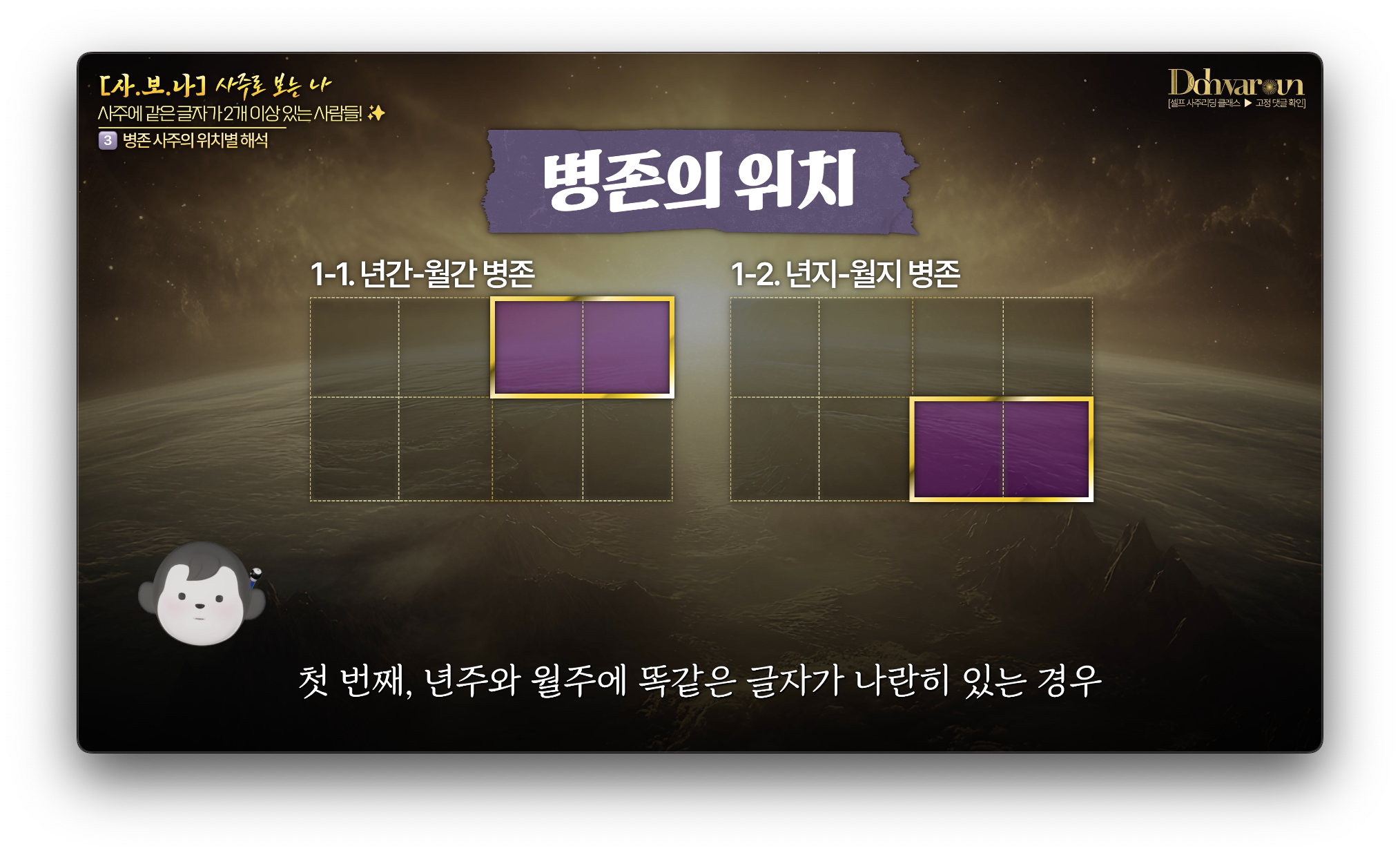 병존 사주
