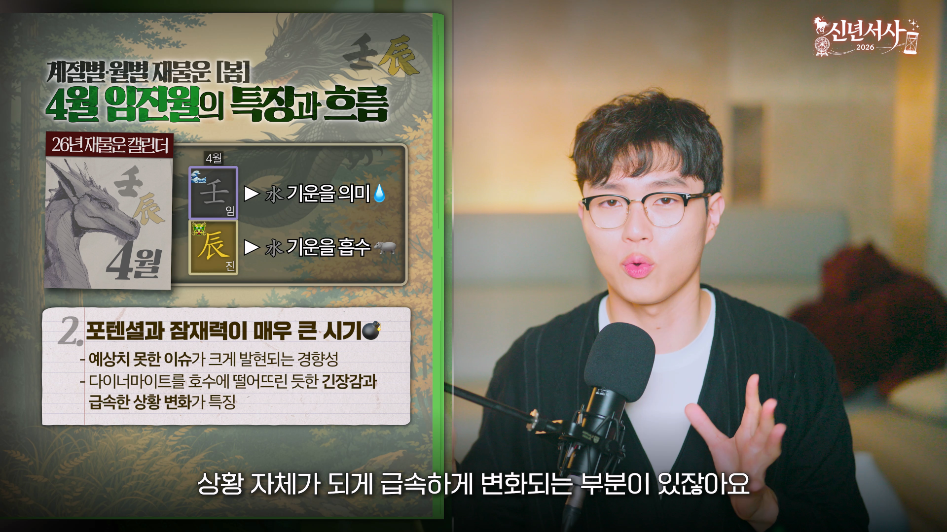 2026 재물운 4월 임진월 폭발 변동성 플랜B
