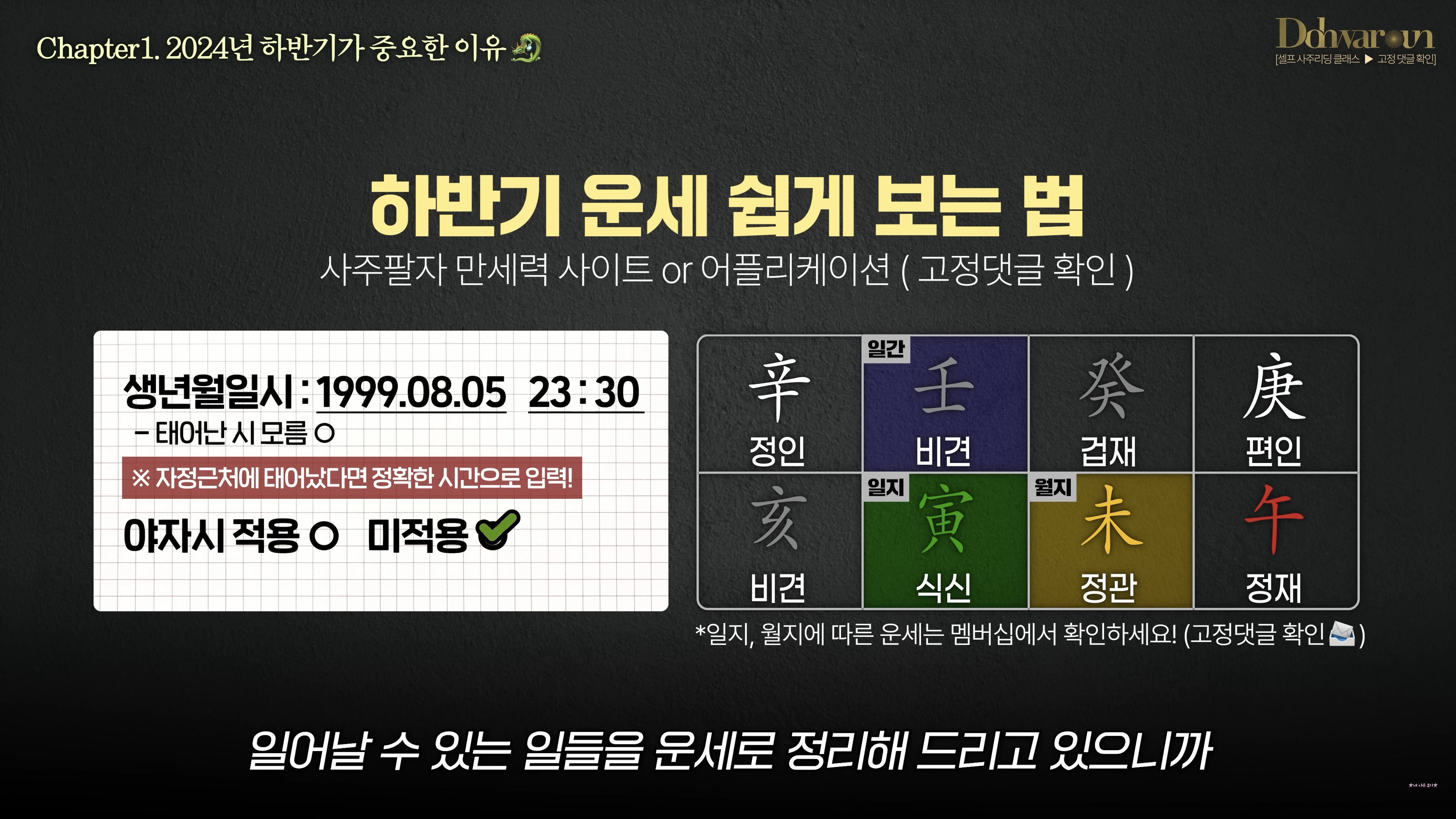 운세 보는 법
