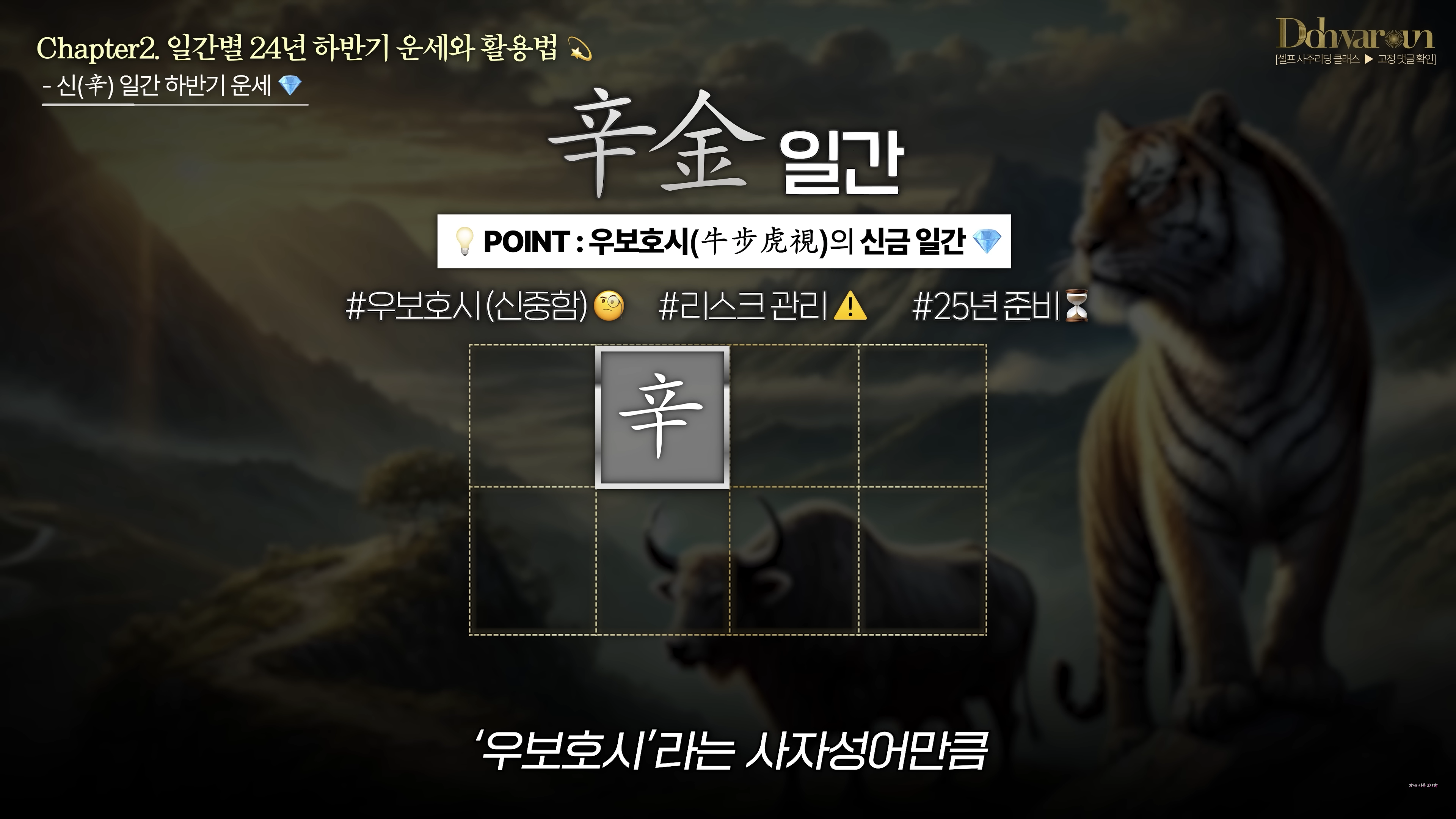 신금일간 운세