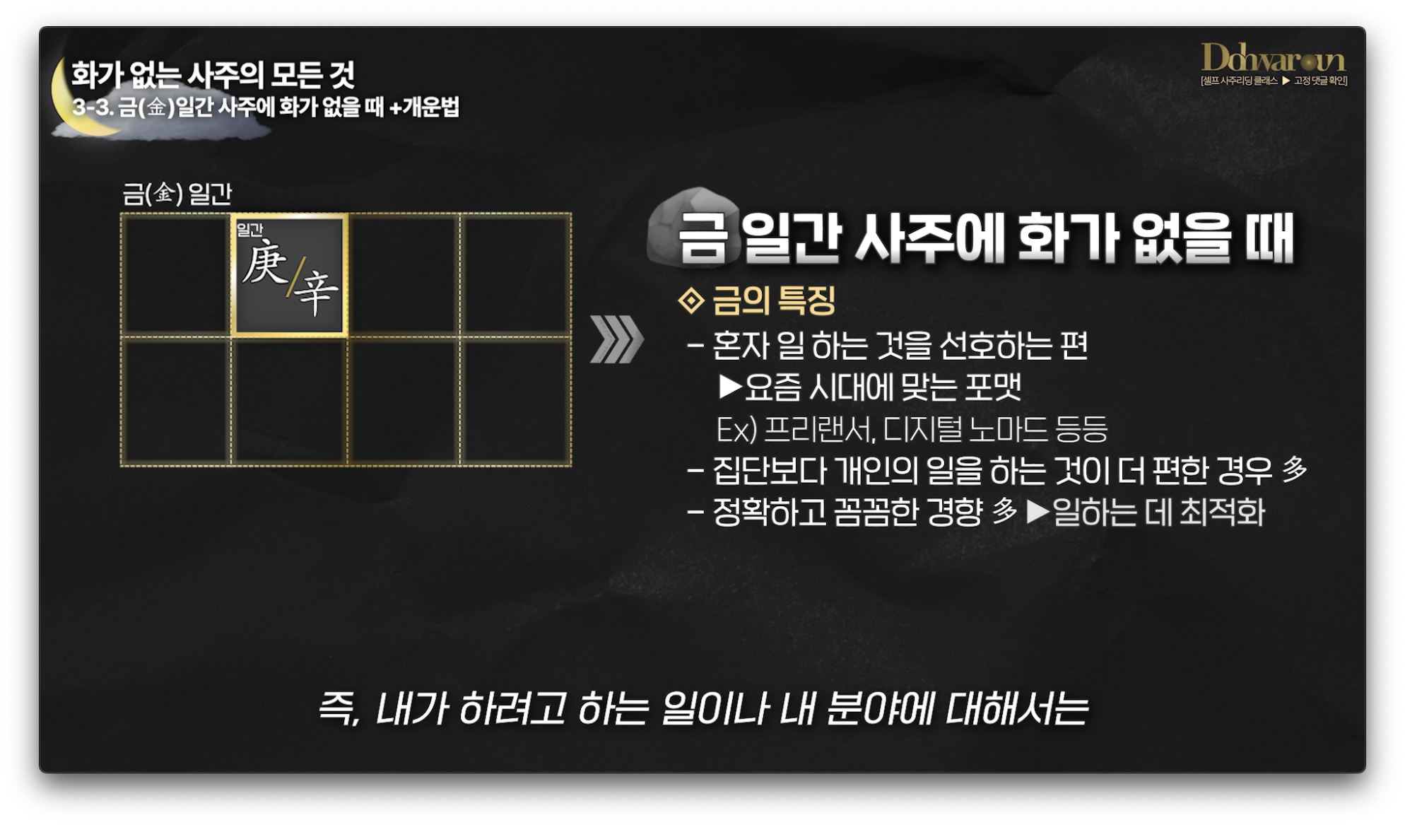 화가 없는 사주