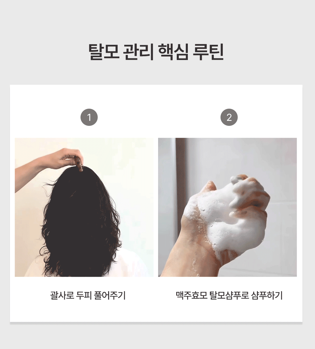 [두피케어세트] 맥주효모 탈모샴푸 +두피 괄사 마사지기