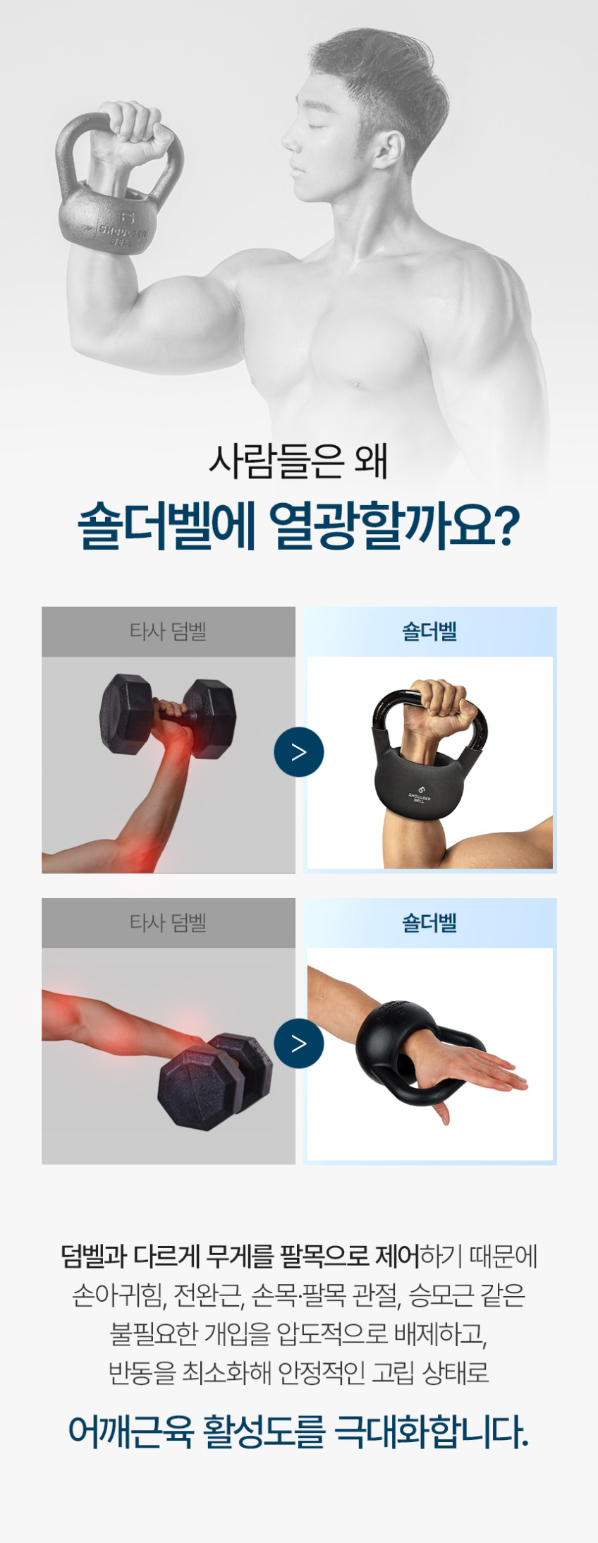 숄더벨 6_어깨 커지는 운동기구 아령 덤벨 홈트 헬스 홈트레이닝 실내 웨이트 용품 도구
