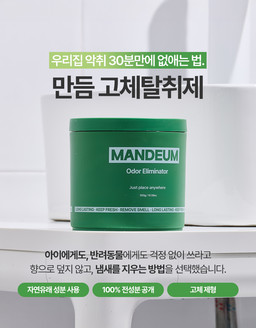 만듬 초강력 실내 탈취제 포레스트