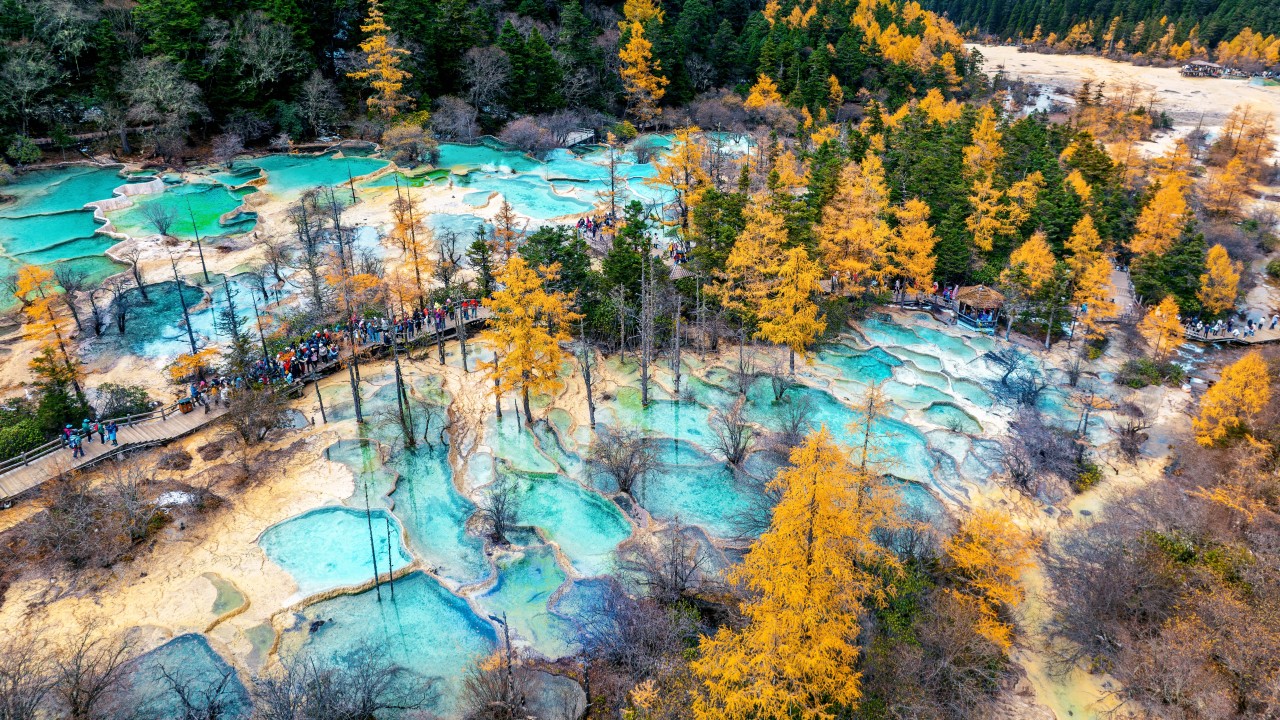 서안 구채구 에어부산 