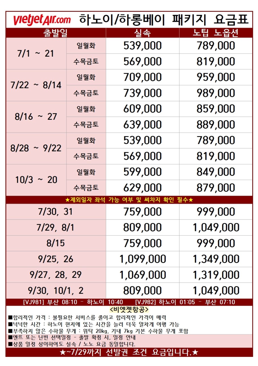 [부산출발-비엣젯항공] 하노이 하롱베이 5일 #옌뜨 #