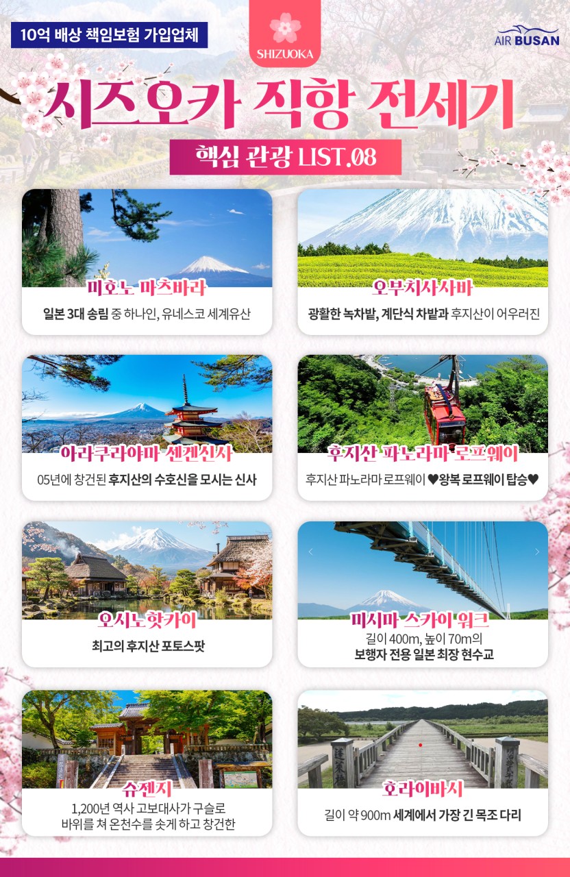 부산출발 시즈오카 에어텔 2박 3일 복제