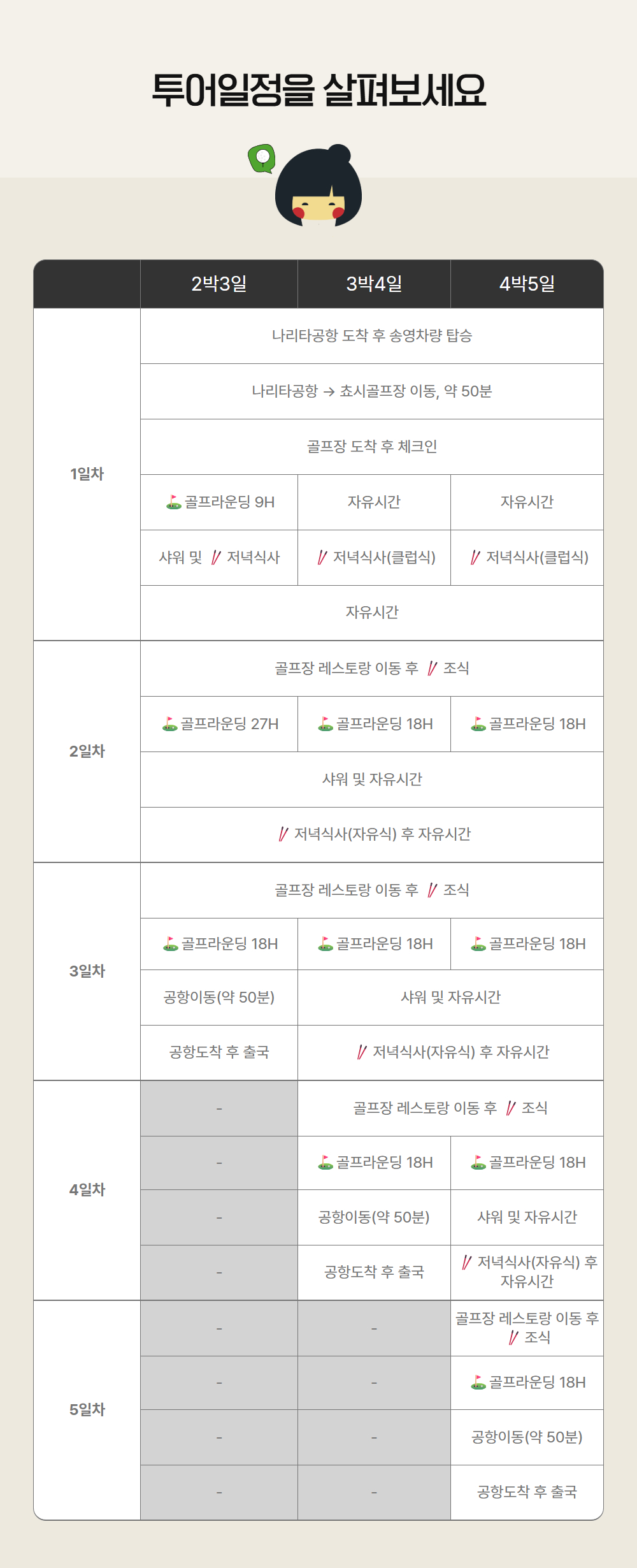 [일본골프 ] 도쿄골프 동경골프 쵸시골프텔 골프투어 항공불포함 2박3일 3박4일