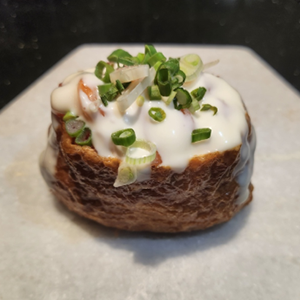 유부 안에 연어