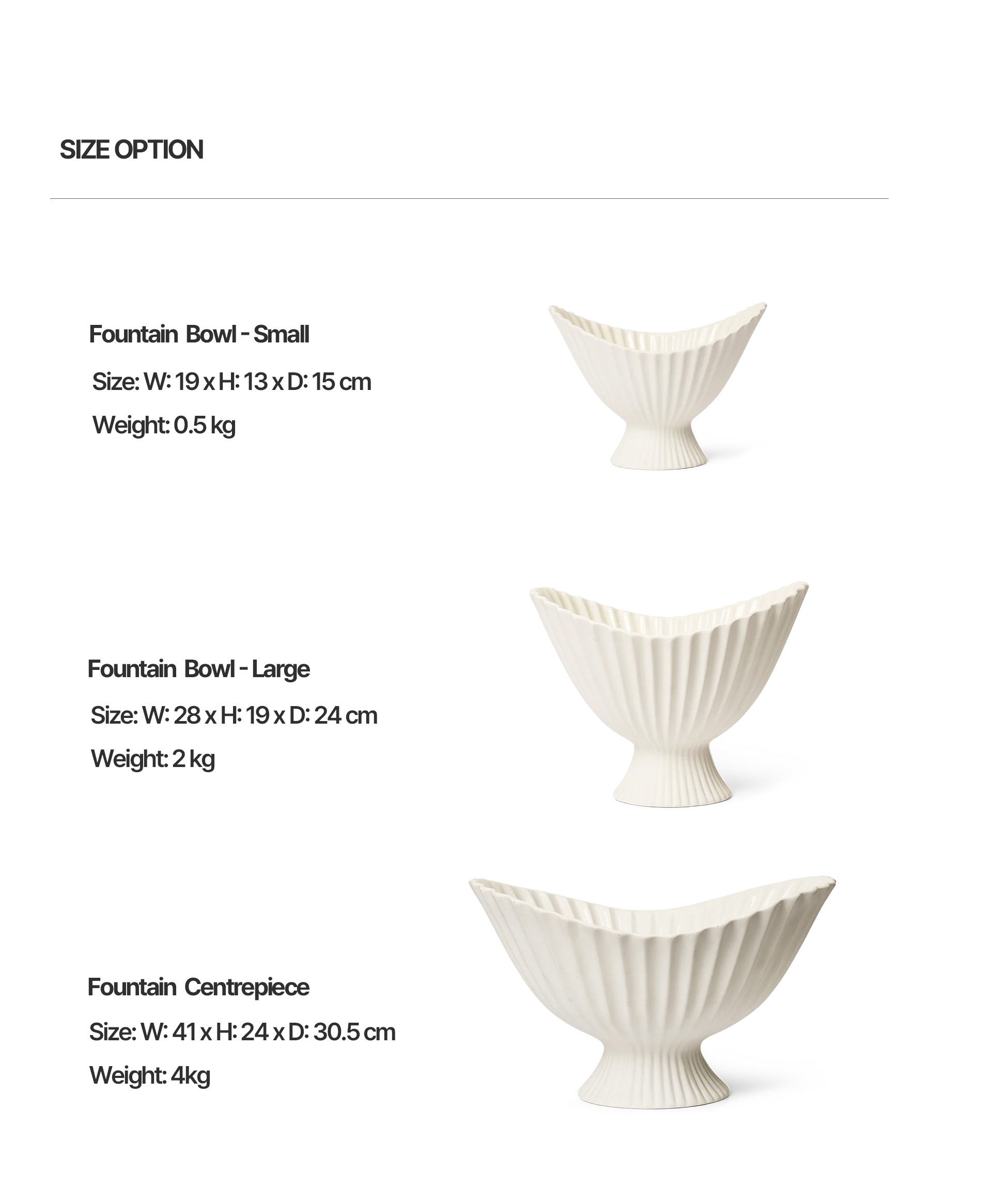 [Ferm living] Fountain Bowl - Small 파운틴 보울 스몰